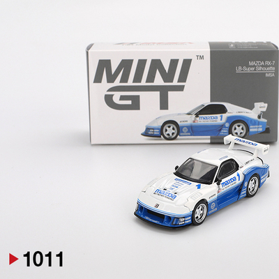 MINIGT1011马自达RX7蓝64合金车