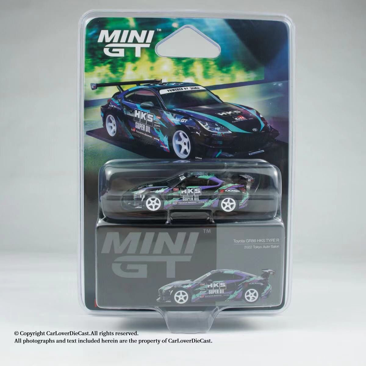 MINIGT1005丰田GR86HKS64合金车