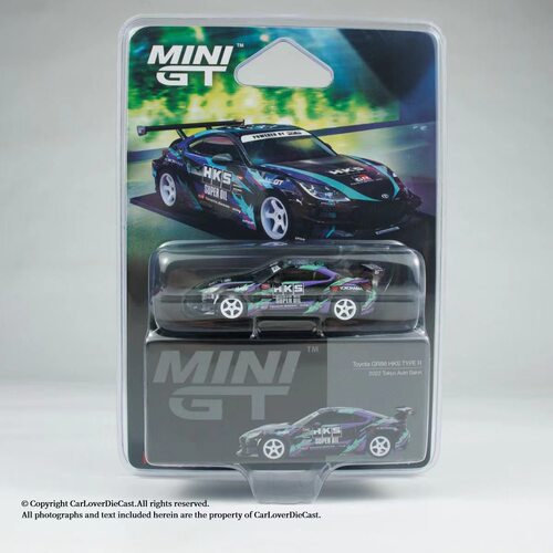 MINIGT1005丰田GR86HKS64合金车