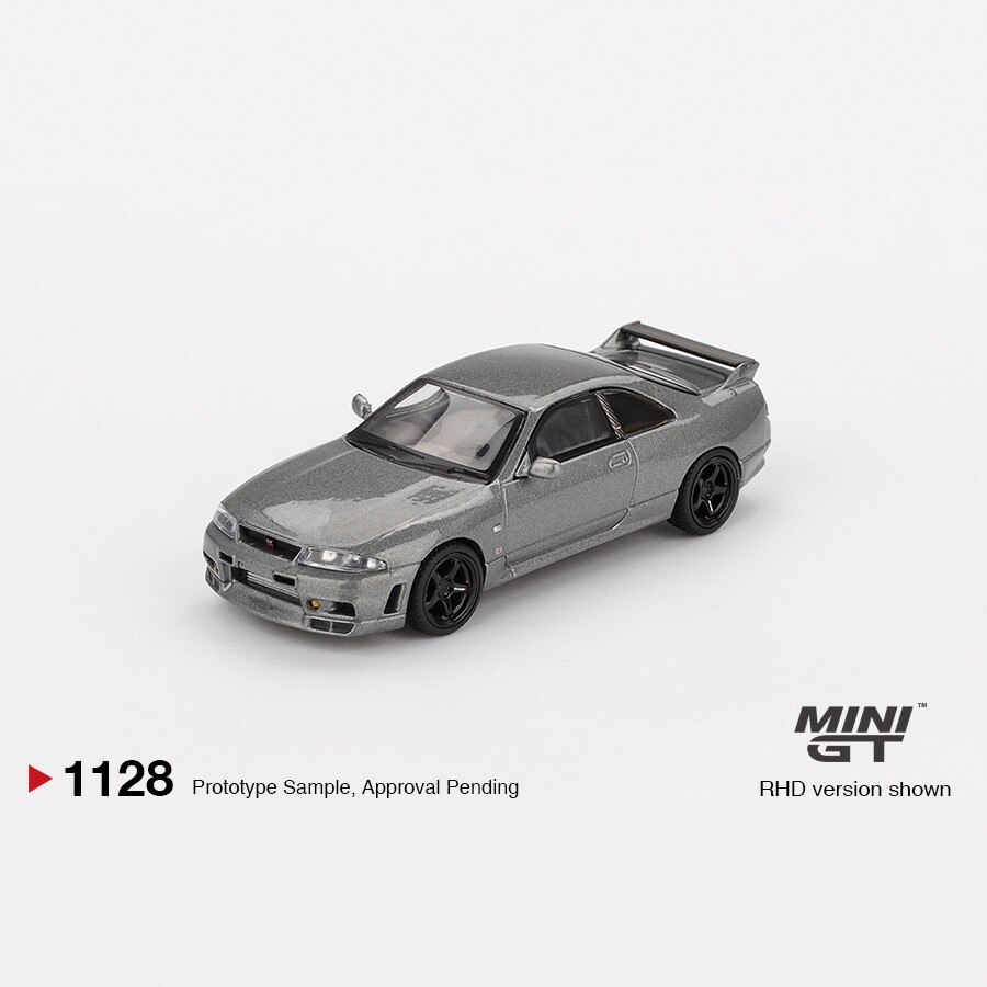 MGT1128尼桑GTR33金属灰64合金车