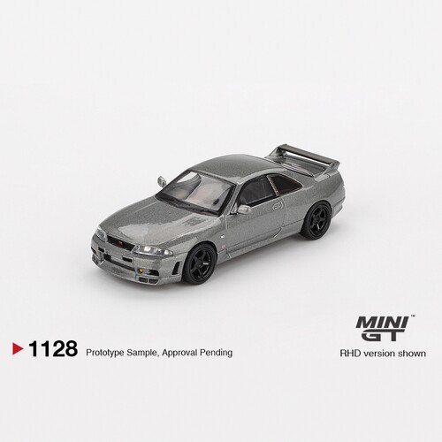 MGT1128尼桑GTR33金属灰64合金车