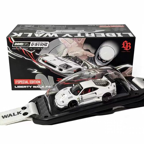 INNO法拉利F40白北展特别版64车