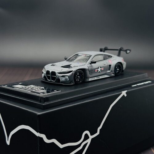 AS宝马M4GT3战斗灰挂卡64合金