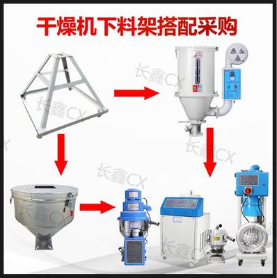 注塑干燥机脚轮脚架烘料桶铁架热料支撑架烘料机下料架烤料机支架