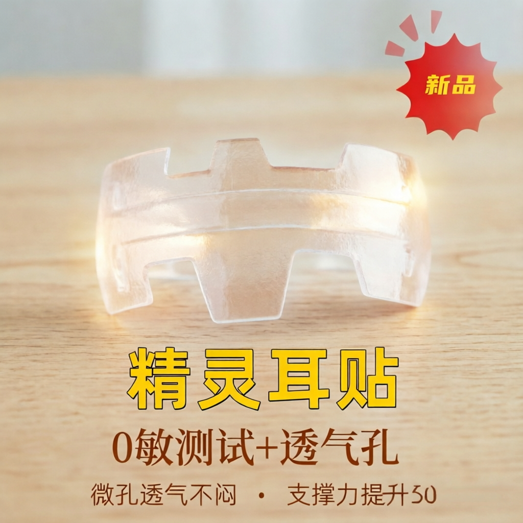 隐形超软精灵耳贴定型拍照显脸小