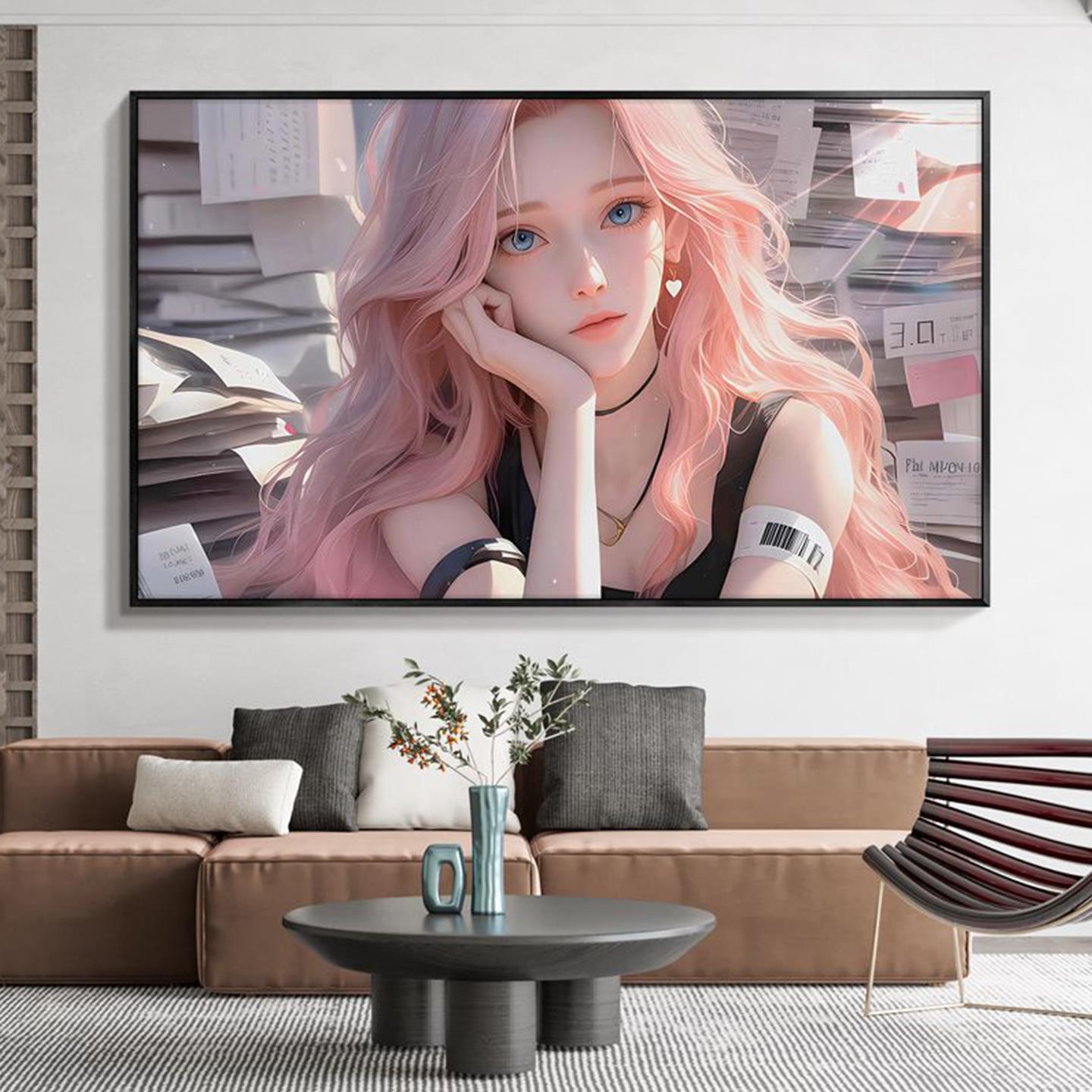 英雄联盟房间装饰画lol沙发背景墙卧室床头画酒吧电竞房酒店挂画