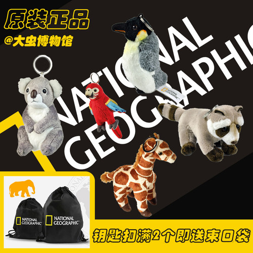 国家地理毛绒玩具公仔pp棉