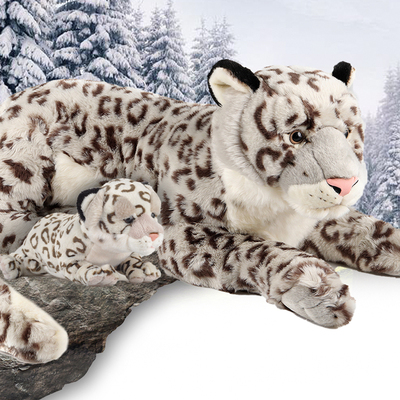 中国国家地理大雪豹动物玩偶