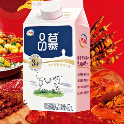 伊利品慕450ml3种乳酸菌酸奶