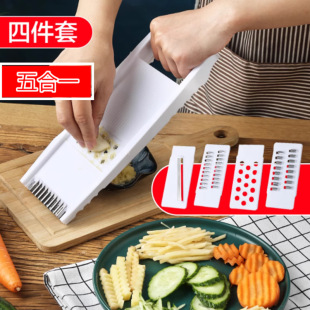 土豆丝擦丝切片刨丝器家用多功能厨房切菜器切丝器擦子插菜板