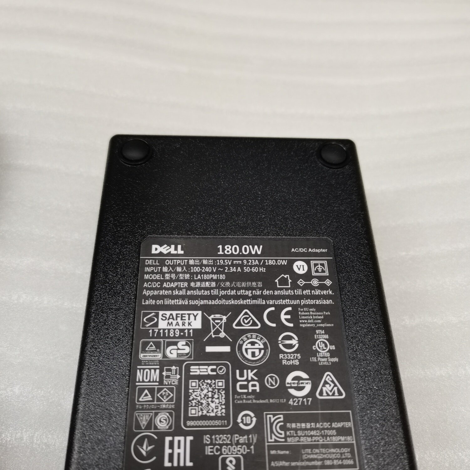 Dell戴尔180W G3游匣G15外星人笔记本电源适配器19.5V9.23A充电器
