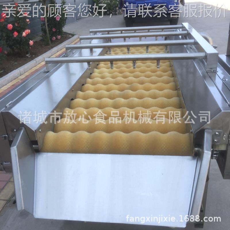果蔬备毛发杂清洗机 海蜇海藻去去YCK毛杂清洗设 平行辊喷淋清洗