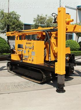 动履带水井钻机CJD-350速 大型岩打井机石钻快 移动方便履带气气