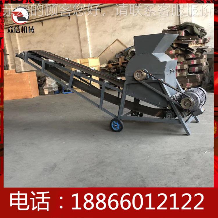 粉煤机小型建筑垃圾式破碎机锤土01壤鹅石粉碎牛羊鸡碎粪卵移动粉