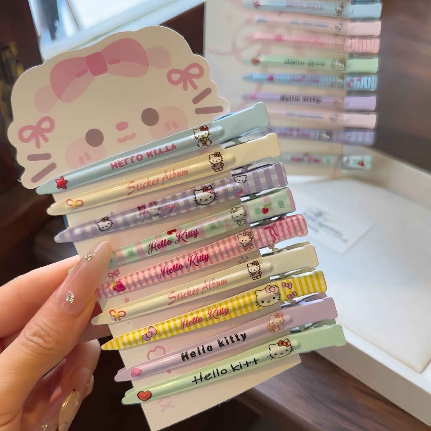 卡通鸭嘴夹可爱HelloKitty发卡