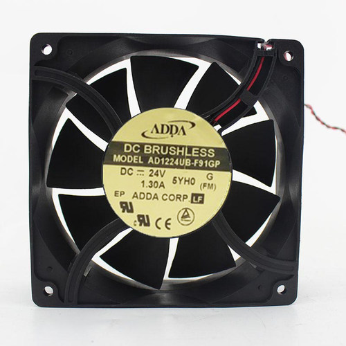 原装ADDA 12CM 12038 DC24V 1.30A AD1224UB-F91GP变频器散热风扇