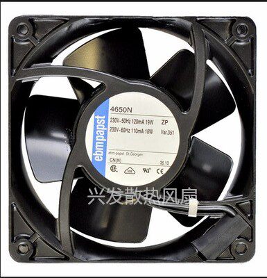 TYP 4650N 原装正品德国ebmpapst 230V 120*120*38 耐高温风扇