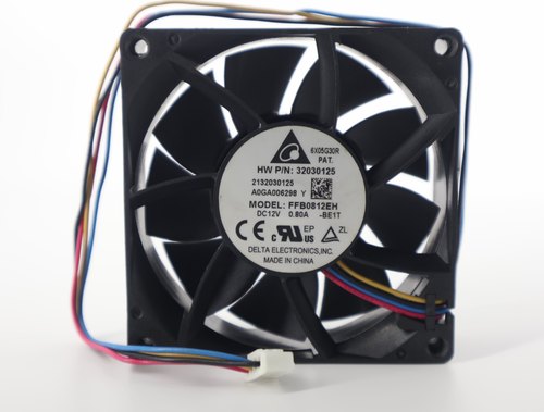 台达 8025 12V 0.80A 暴力散热风扇大风量 FFB0812EH 4线支持PWM