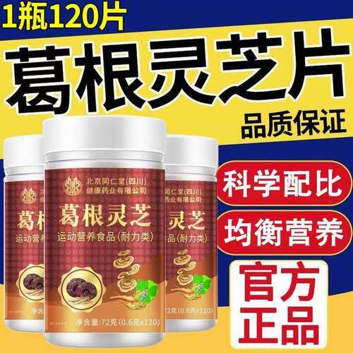 北京同仁堂葛根灵芝片官方正品