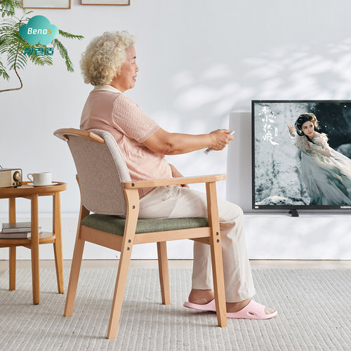 帮老适老人久坐舒服实木椅子