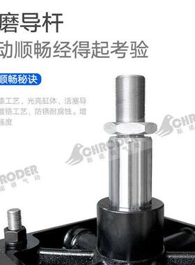 标准大推力重型全铁耐高温气缸QGB80x100x125x160x200x250