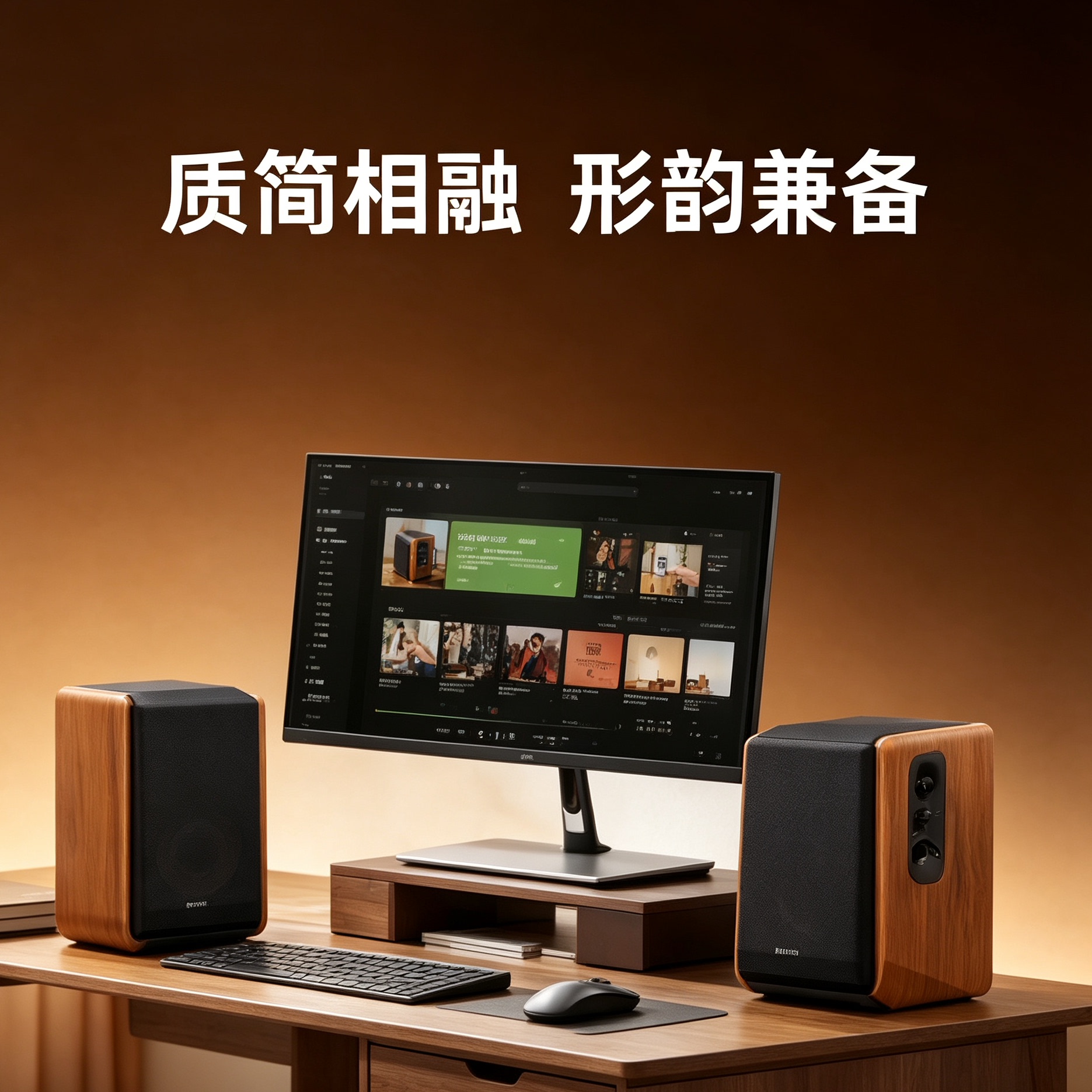 漫步者R1000TC II蓝牙音响台式电脑重低音大音量音箱低音炮家用