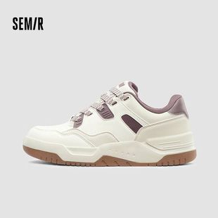 面贴合脚橡胶侧墙防滑板鞋 街头超纤鞋 106725141102 男款 semir冬季