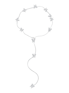 YVMIN/尤目涟漪系列 液态蝴蝶长项链腰链