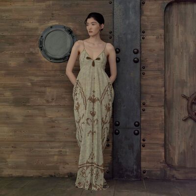 CASTING无隅｜YANGKEHAN 25SS 南洋往事双兜吊带连衣裙