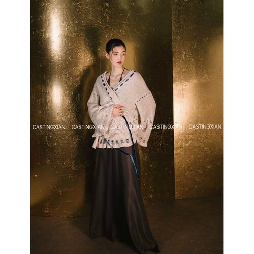 CASTING｜YANGKEHAN 26AW 奶油波尔卡花摆外套