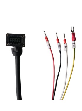 三菱小功率伺服电机动力线MR-PWS1CBL3M 5M 8M 10M-A1-L/H电源线