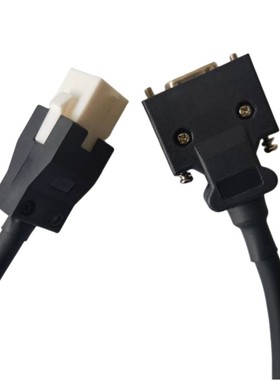 三菱J2系列编码器线MR-JCCBL-2  3  5M-L H小功率连接线伺服电机