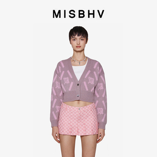 针织开衫 MISBHVM ARGYLE