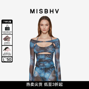 网纱连肩衣袖 明星同款 BUTTERFLY MISBHV