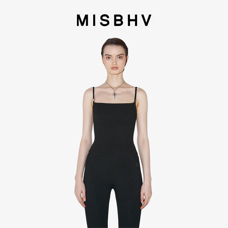 MISBHV 修身吊带背心上衣女装 孟子义明星同款