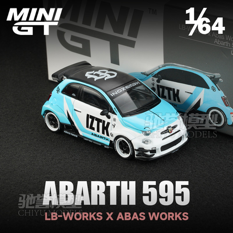 驰誉模型 MINIGT 1:64 阿巴斯 595 LBWK #1051 合金汽车模型