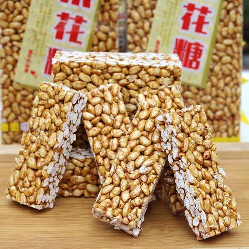 炒米红糖米花糖年货零食