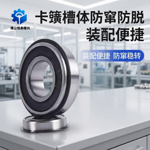 带止动槽卡簧槽深沟球轴承6005N 6006N 6007N 6008N  6009N 6010N