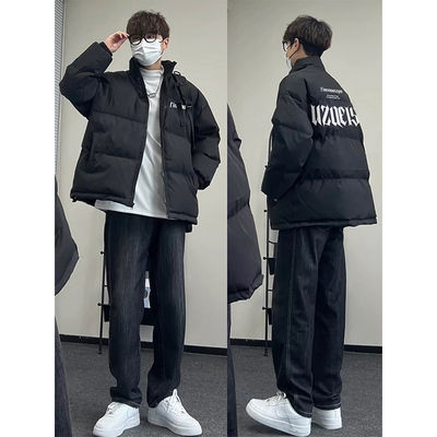 小众美式棉服外套男款冬季加厚