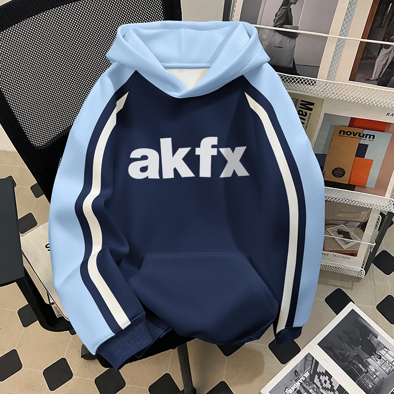 真维斯简约vintage重磅连帽卫衣