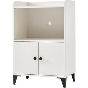 林氏家居现代厨房储物实木脚餐边柜置物咖啡茶水柜微波炉