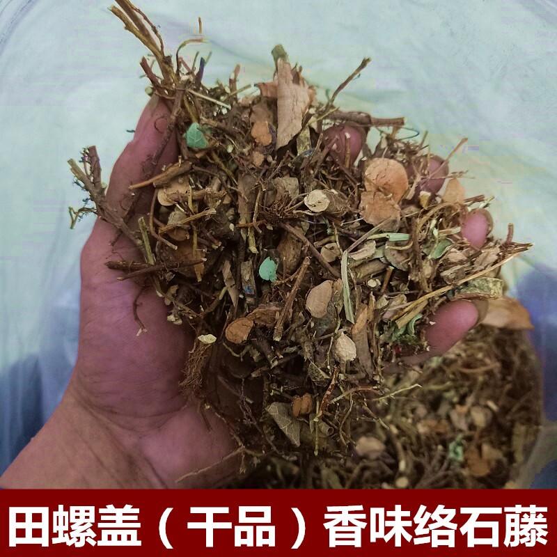 野生香味田螺盖中草药煲汤料100g干品络石藤石薜荔藤络疼痛