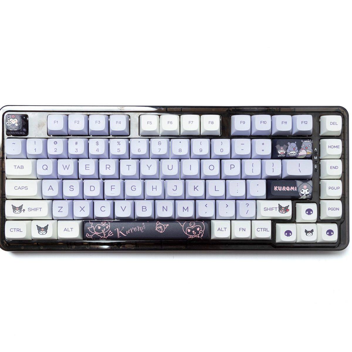 KULOMI KEYCAP XDA HEIGHT PBT MATERIAL PURPLE SUITABLE FOR ESC66 AKKO IKBC BELLY SPIRIT RK