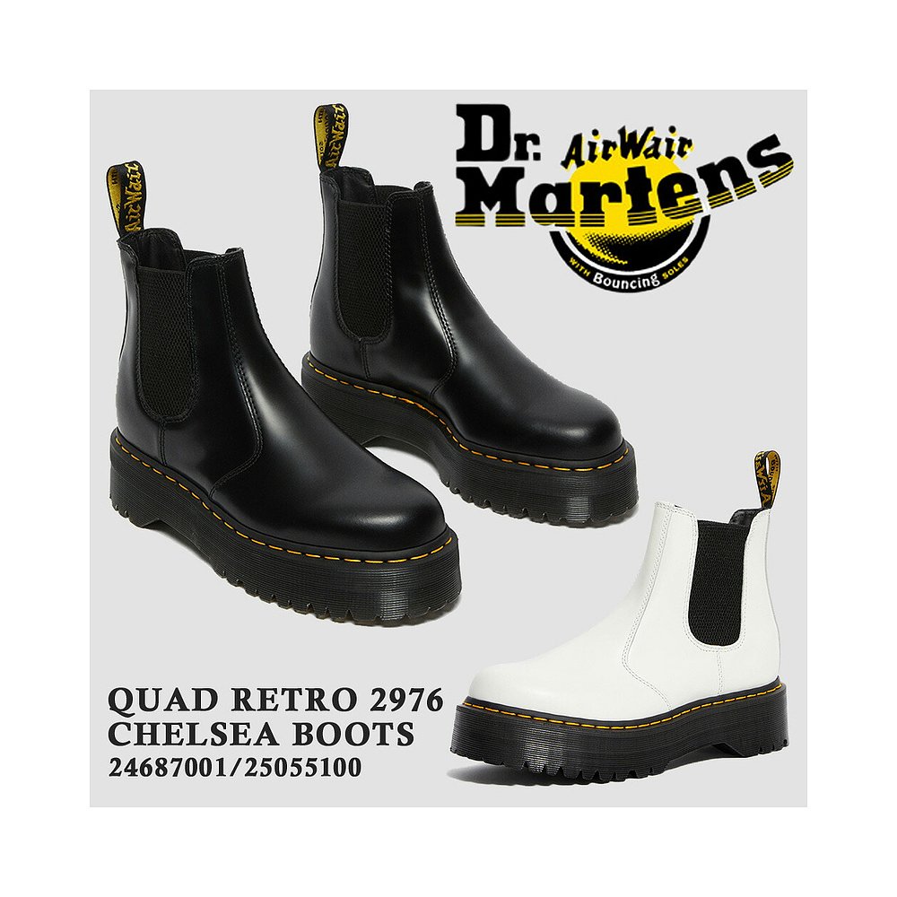 日本直邮Dr.Martens Quad Retro 2976切尔西靴 24687001 2505510