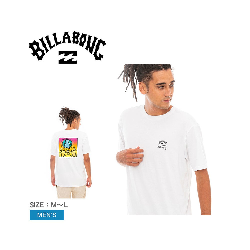 日本直邮Billabong短袖T恤BILLABONG SALVATION SS T恤男白色BD01-封面