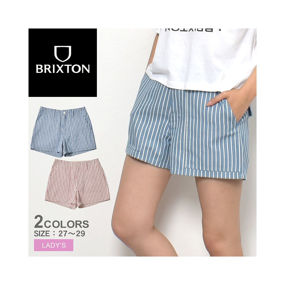 日本直邮Brixton 短裤 BRIXTON VANCOUVER SHORT PANT 女装 蓝色