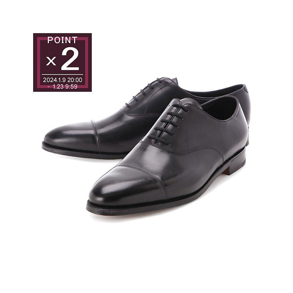 日本直邮john lobb john lobb 内羽毛型鞋直尖鞋黑色男士大码可用