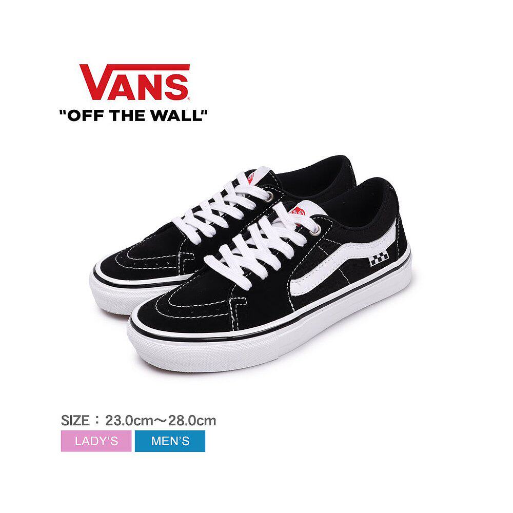 日本直邮vans运动鞋男女skate sk8-low vn0a5fcfy28鞋低帮鞋带鞋v