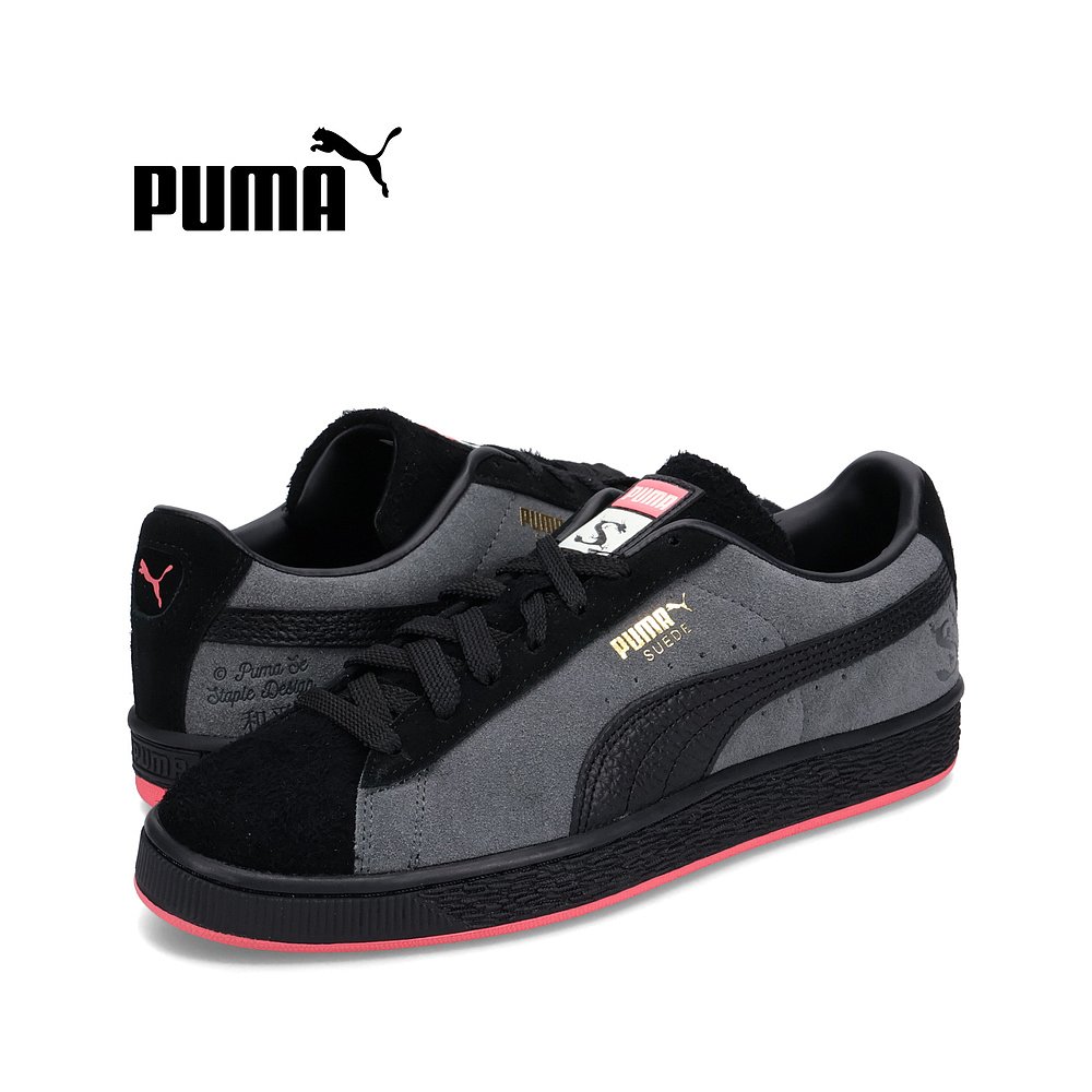 PUMA Staple Sneakers Suede男士合作款 Suede STAPLE SUEDE黑