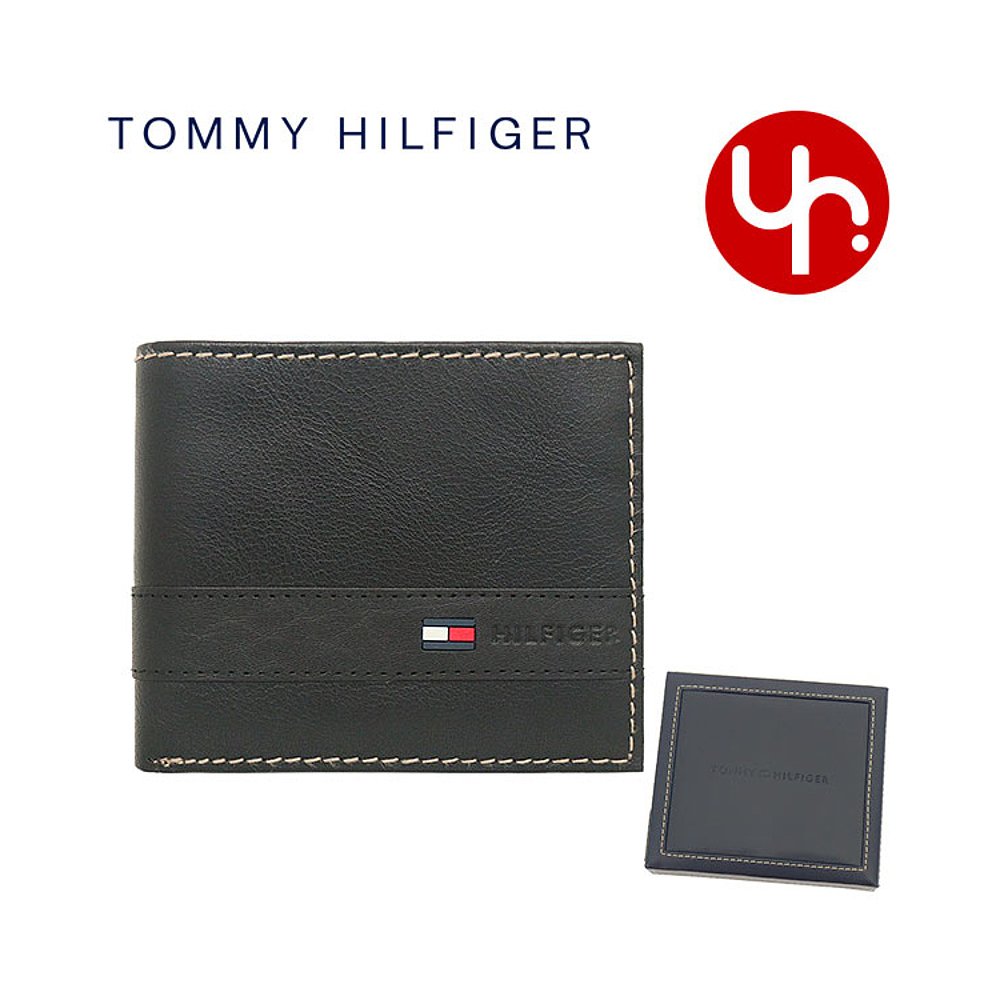 日本直邮TOMMY HILFIGER双折钱包31TL25X019 SUPERWAXY零双折钱